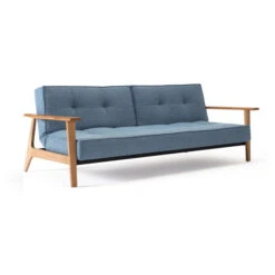 Design Slaapbank Met Eiken Armleuningen -Zuiver Verkoop innovation living splitback frej design slaapbank met eiken 05 8