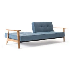 Design Slaapbank Met Eiken Armleuningen -Zuiver Verkoop innovation living splitback frej design slaapbank met eiken 06 8