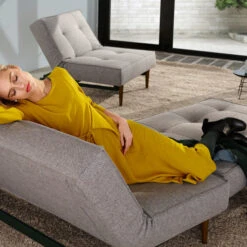 Tweepersoons Slaapbank -Zuiver Verkoop innovation living splitback slaapbank met twee verstelbare rugleuningen 14 36