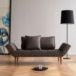 Bedbank Met Verstelbare Armleuningen -Zuiver Verkoop innovation living zeal styletto 216 donkergrijs 1 1 1 1