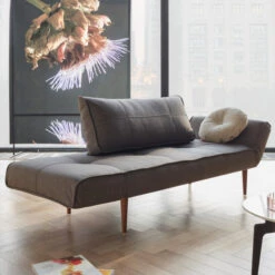 Bedbank Met Verstelbare Armleuningen -Zuiver Verkoop innovation living zeal styletto 216 donkergrijs 6 1 1 1