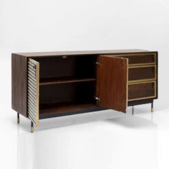 Design Dressoir Messing En Hout -Zuiver Verkoop kare design afra dressoir mangohout en messing 10