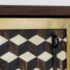 Design Dressoir Messing En Hout -Zuiver Verkoop kare design afra dressoir mangohout en messing 13