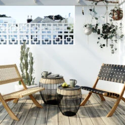 Afrikaanse Salontafel Set -Zuiver Verkoop kare design african drums afrikaanse salontafelset 05