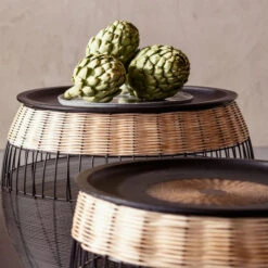 Afrikaanse Salontafel Set -Zuiver Verkoop kare design african drums afrikaanse salontafelset 13