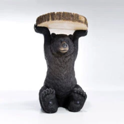 Bijzettafeltje Zwarte Beer -Zuiver Verkoop kare design animal bijzettafeltje zwarte beer 04