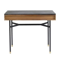 Sidetable Van Acacia En Marmer -Zuiver Verkoop kare design apiano bureau van acacia en marmer 05