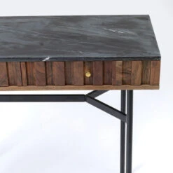 Sidetable Van Acacia En Marmer -Zuiver Verkoop kare design apiano bureau van acacia en marmer 12