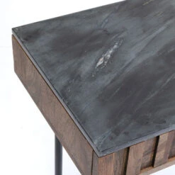 Sidetable Van Acacia En Marmer -Zuiver Verkoop kare design apiano bureau van acacia en marmer 16