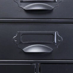 Stalen Ladekast Industrieel -Zuiver Verkoop kare design art factory industriele zwarte kast 08