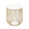 Tafeltje Goud Met Wit Marmer -Zuiver Verkoop kare design beam white tafeltje goud met wit marmer 01