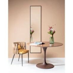 Smalle Spiegel Zwart 180x30 Cm -Zuiver Verkoop kare design bella smalle spiegel zwart 180x30 cm 04