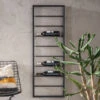 Zwart Wijnrek Hangend -Zuiver Verkoop kare design bistro zwart wijnrek hangend 03