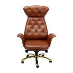 Zuiver Verkoop -Zuiver Verkoop kare design brady klassieke bureaustoel leer 01