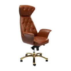 Klassieke Bureaustoel Leer -Zuiver Verkoop kare design brady klassieke bureaustoel leer 03