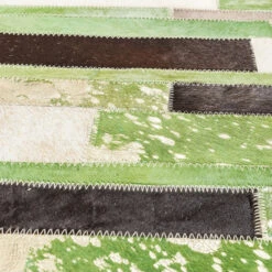 Groen Design Tapijt 12 Groen Design Tapijt -Zuiver Verkoop kare design brick green vloerkleed 02