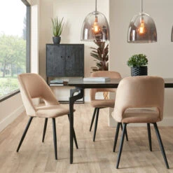 Eettafel Van Zwart Hout -Zuiver Verkoop kare design bug eettafel van gerecycled hout 101