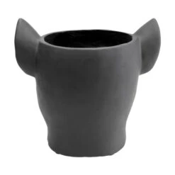 Bulldog Plantenbak Zwart -Zuiver Verkoop kare design bulldog black bulldog plantenbak zwart 04