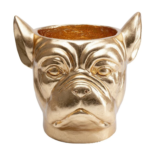 Bulldog Plantenbak Goud 3 Bulldog Plantenbak Goud