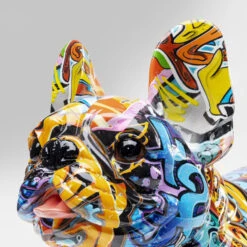 Kleurrijk Bulldog Beeld -Zuiver Verkoop kare design bully bulldog kleurrijk bulldog beeld 07