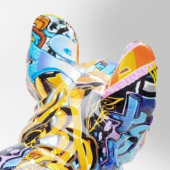 Kleurrijk Bulldog Beeld -Zuiver Verkoop kare design bully bulldog kleurrijk bulldog beeld 08