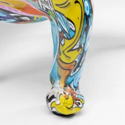 Kleurrijk Bulldog Beeld -Zuiver Verkoop kare design bully bulldog kleurrijk bulldog beeld 09