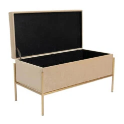 Beige Bankje Met Opbergruimte -Zuiver Verkoop kare design buttons storage beige bankje met opbergruimte 05