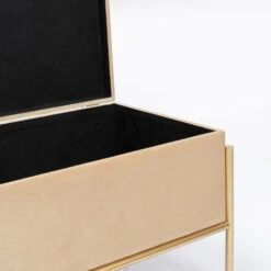 Beige Bankje Met Opbergruimte -Zuiver Verkoop kare design buttons storage beige bankje met opbergruimte 09