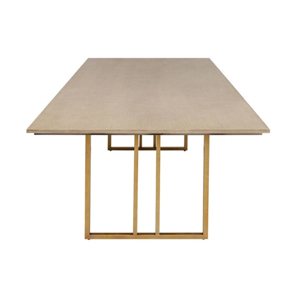 Design Eettafel Hout Met Koper 5 Design Eettafel Hout Met Koper - Afbeelding 3