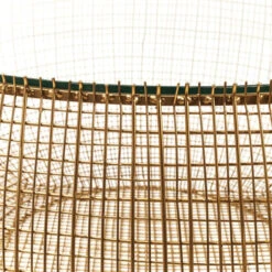 Ronde Salontafel Goud Met Glas -Zuiver Verkoop kare design cesta glazen salontafel met goud gaas 04