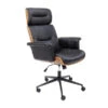 Leren Bureaustoel Walnoot -Zuiver Verkoop kare design check out leren bureaustoel walnoot 02