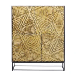 Gouden Wandkast Snijwerk -Zuiver Verkoop kare design circulo gouden wandkast snijwerk 83835 001