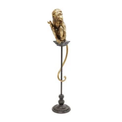 Gouden Beeld Aap -Zuiver Verkoop kare design circus monkey gouden beeld aap 05