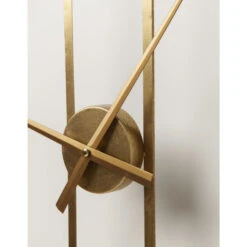 Gouden Wandklok -Zuiver Verkoop kare design clip gouden wandklok 04 1
