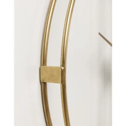 Gouden Wandklok -Zuiver Verkoop kare design clip gouden wandklok 05