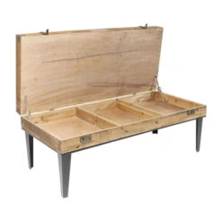 Salontafel Met Vitrine -Zuiver Verkoop kare design collector salontafel met vitrine 03 1