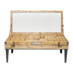 Salontafel Met Vitrine -Zuiver Verkoop kare design collector salontafel met vitrine 08 1