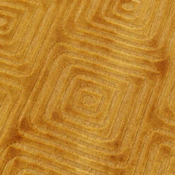 Retro Vloerkleed Geel -Zuiver Verkoop kare design costa yellow retro vloerkleed geel 05