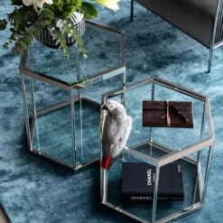 Zacht Tapijt Blauw -Zuiver Verkoop kare design cosy ocean zacht tapijt blauw 02