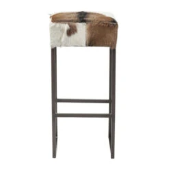 Barkruk Met Geitenleer -Zuiver Verkoop kare design country life barkruk met geitenleer 03