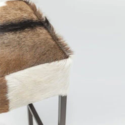 Barkruk Met Geitenleer -Zuiver Verkoop kare design country life barkruk met geitenleer 04