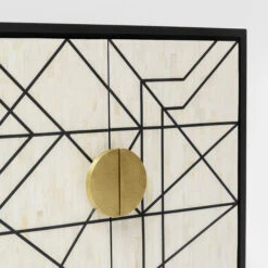 Design Dressoir Zwart-wit Met Goud -Zuiver Verkoop kare design credenza design dressoir zwart wit met goud 09