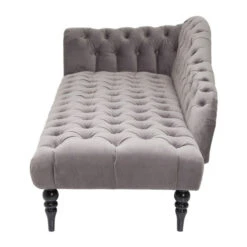 Klassieke Chaise Longue Velvet -Zuiver Verkoop kare design desire brocante grijze sofa 03
