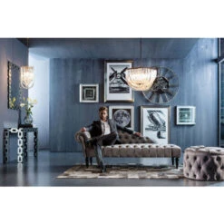 Klassieke Chaise Longue Velvet -Zuiver Verkoop kare design desire brocante grijze sofa 04