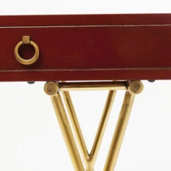 Bordeauxrode Wandtafel -Zuiver Verkoop kare design disk bordeauxrode wandtafel 06