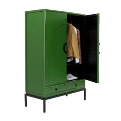 Groene Design Kledingkast -Zuiver Verkoop kare design disk groene design kledingkast 04