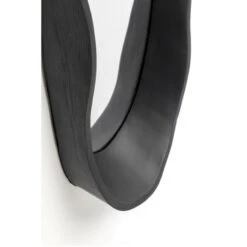 Organische Wandspiegel -Zuiver Verkoop kare design dynamic black organische wandspiegel 02