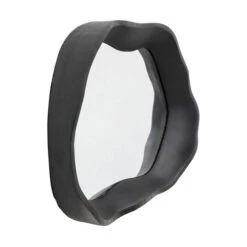 Organische Wandspiegel -Zuiver Verkoop kare design dynamic black organische wandspiegel 03 1