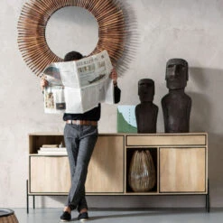 Beeld Moai Paaseiland -Zuiver Verkoop kare design easter island beeld moai paaseiland 06