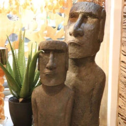 Beeld Moai Paaseiland -Zuiver Verkoop kare design easter island beeld moai paaseiland 09